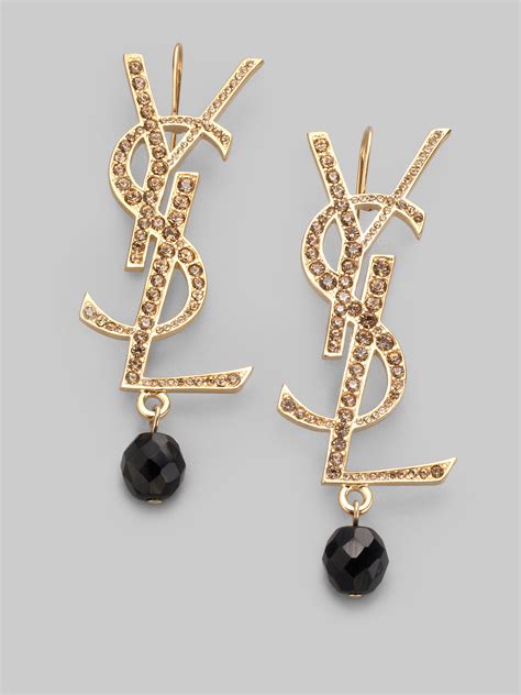 ysl ohrstecker|ysl earrings and necklaces.